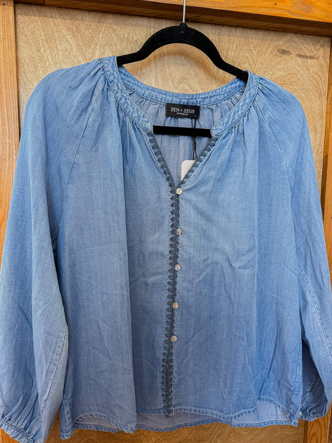 Freida Flowy Puff Sleeve Blouse