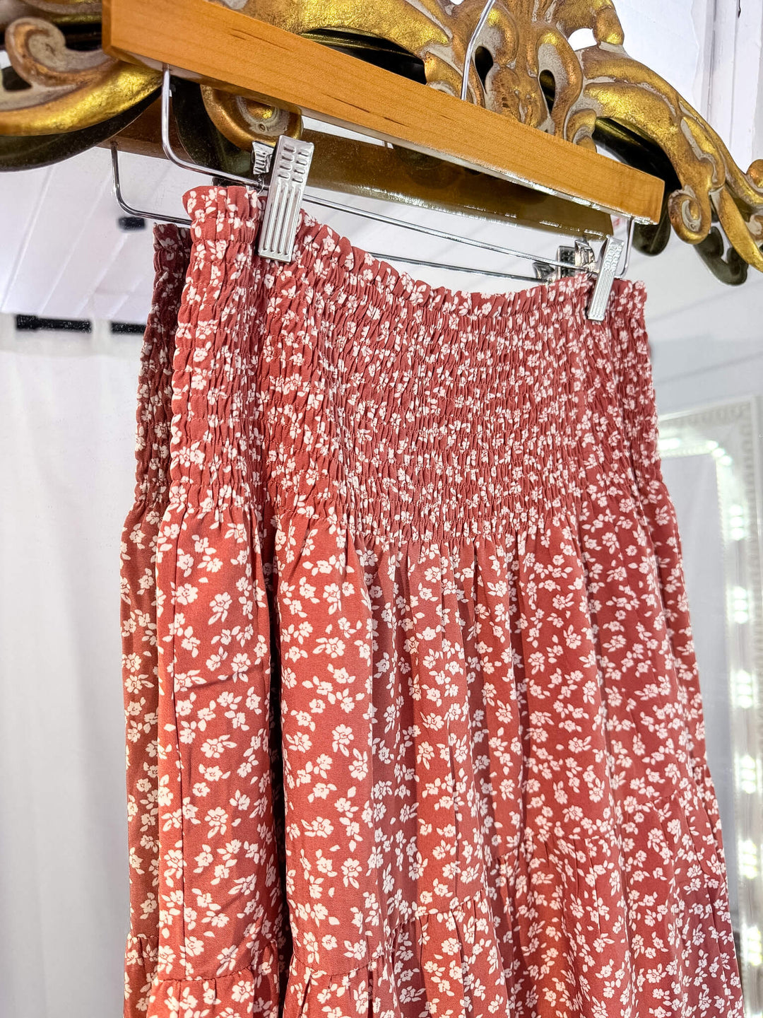 Ginger Floral Midi Skirt