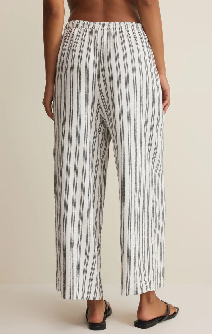 Z SUPPLY: The Perfect Striped Pant - White