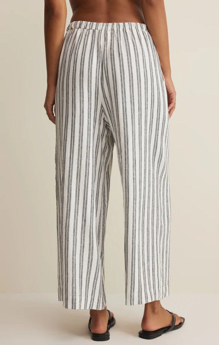Z SUPPLY: The Perfect Striped Pant - White