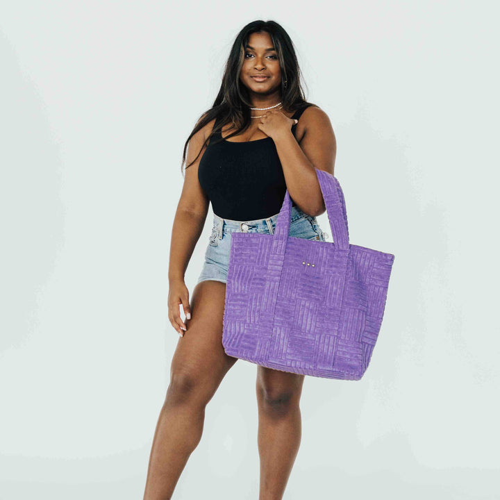 Poolside Terry Cloth Tote with Pouch