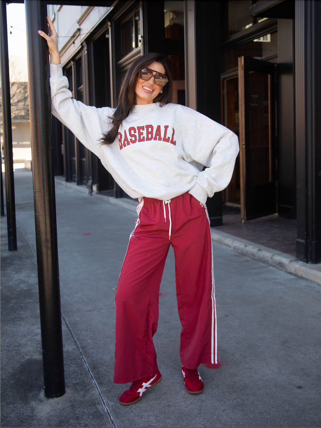 BASEBALL MOCK NECK