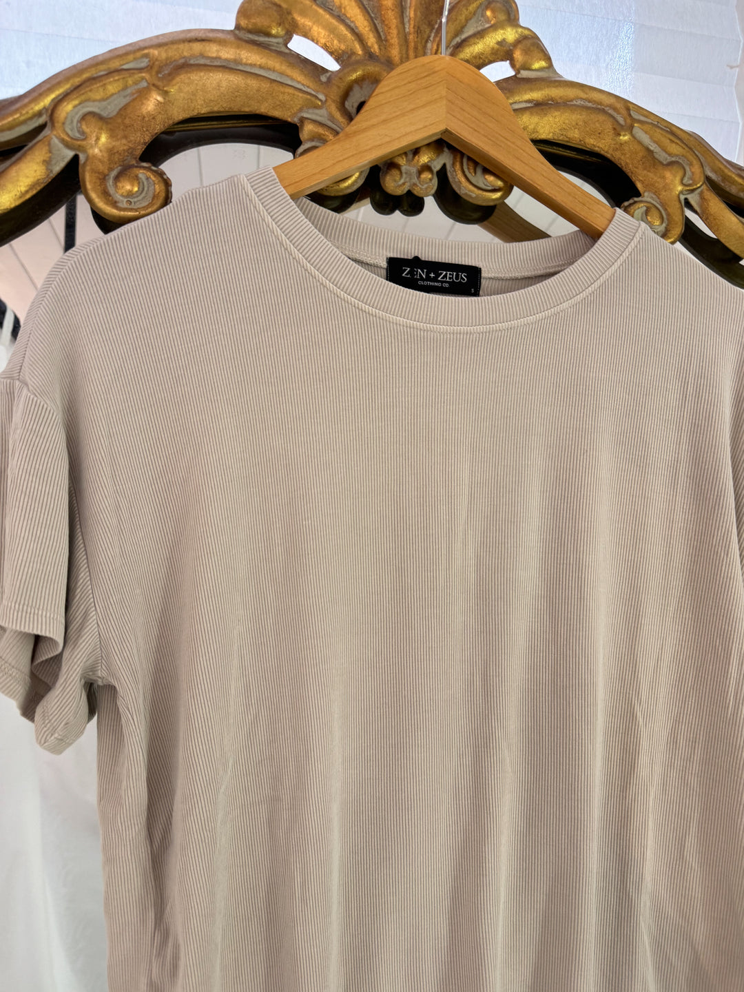 Stevie Acid Wash Drop Shoulder Tee