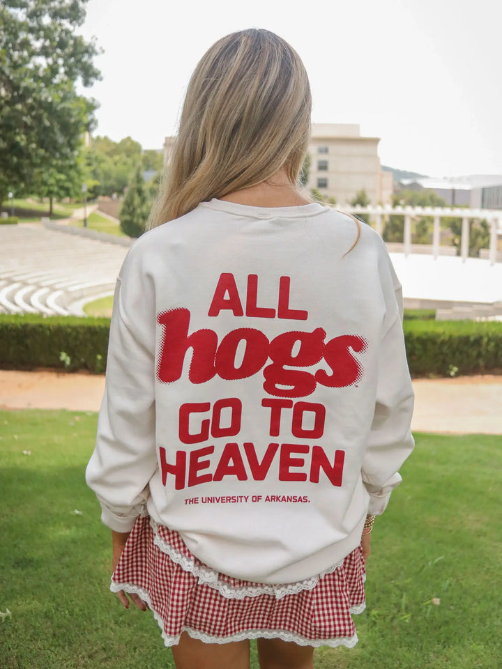 All Hogs Go to Heaven Crewneck Sweatshirt