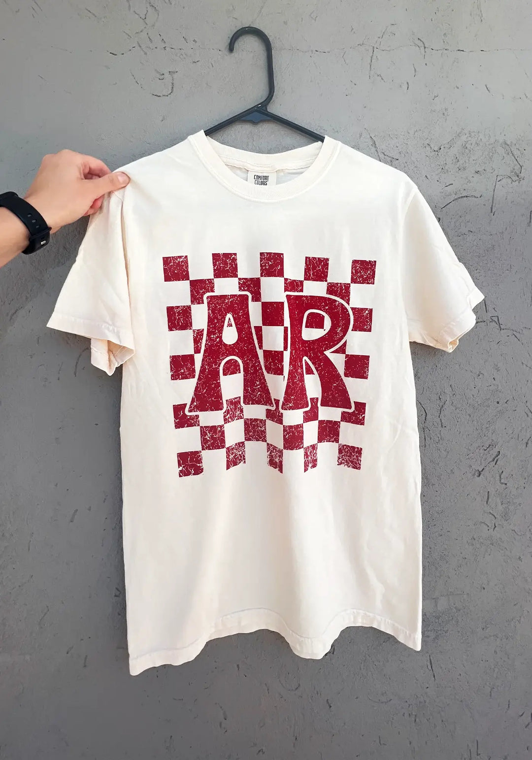 Checkered Arkansas Graphic Tee