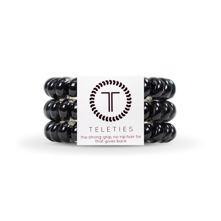 Spiral Hair Coils | Large | Jet Black Hair Ties