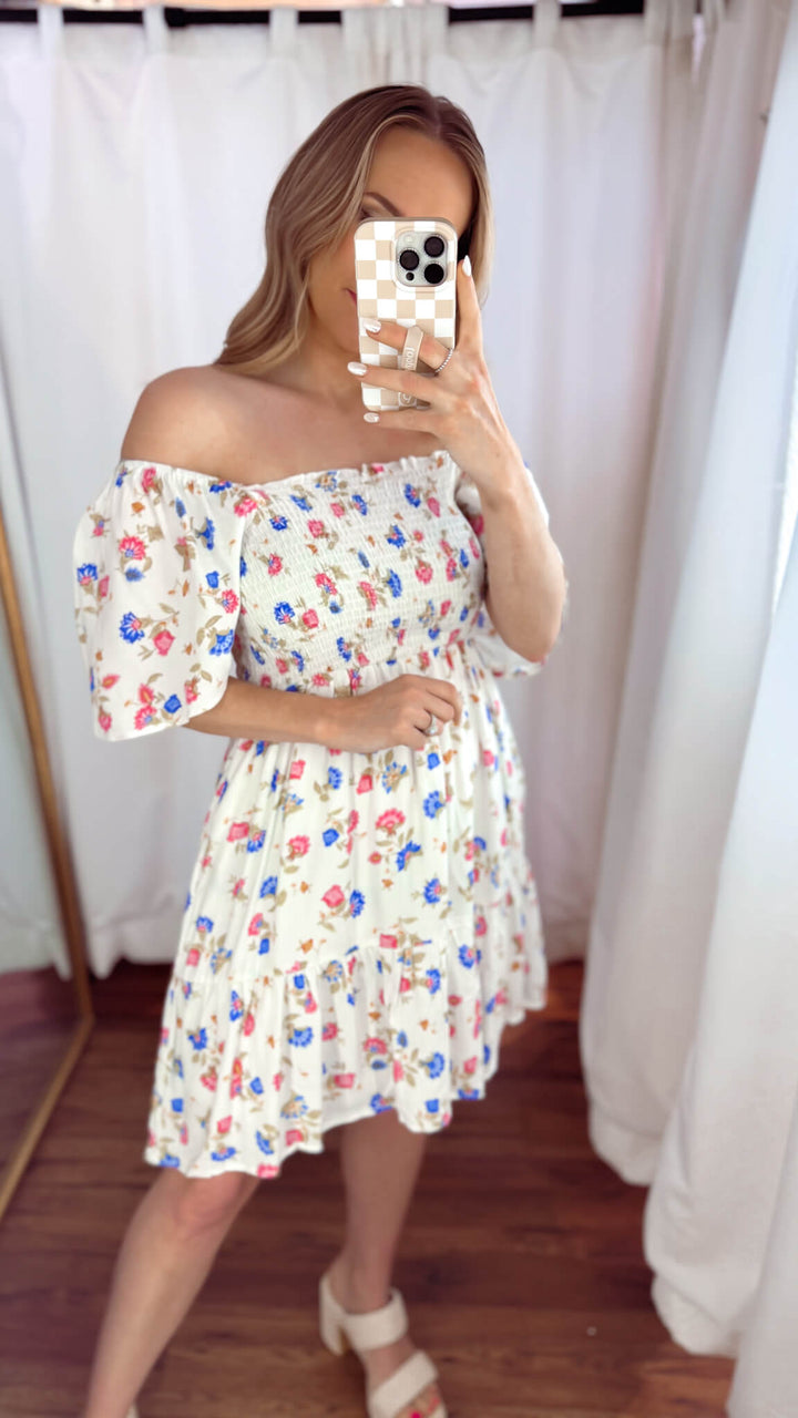 Somebody to Love Floral Mini Dress