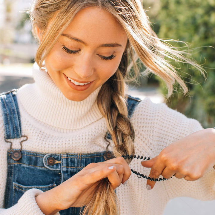 Spiral Hair Coils | Small | Jet Black Hair Ties
