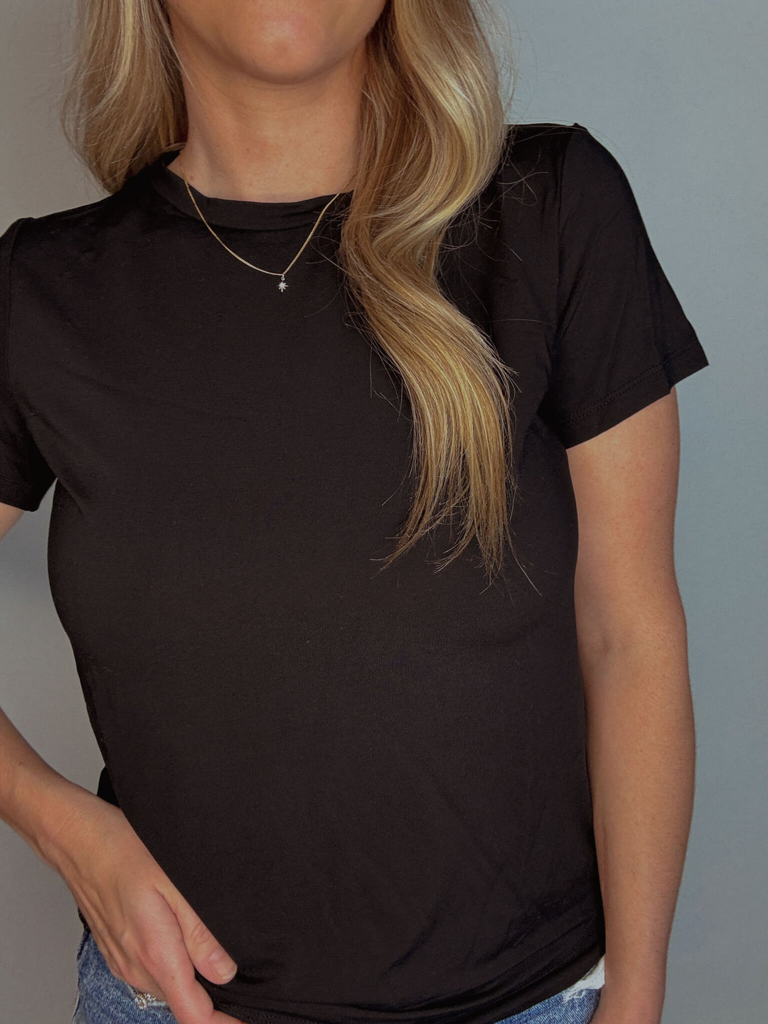 Basic Bamboo & Modal Round Neck Tee