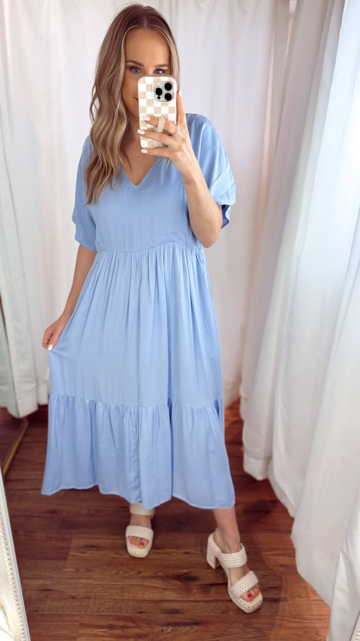 Forever Flowy Kimono Midi Dress