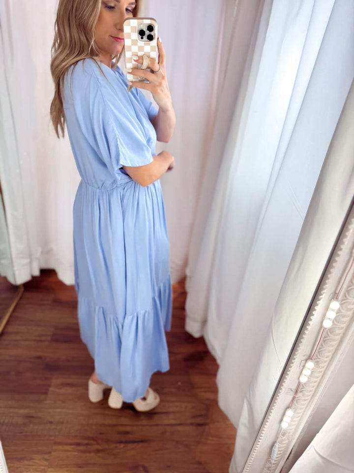 Forever Flowy Kimono Midi Dress