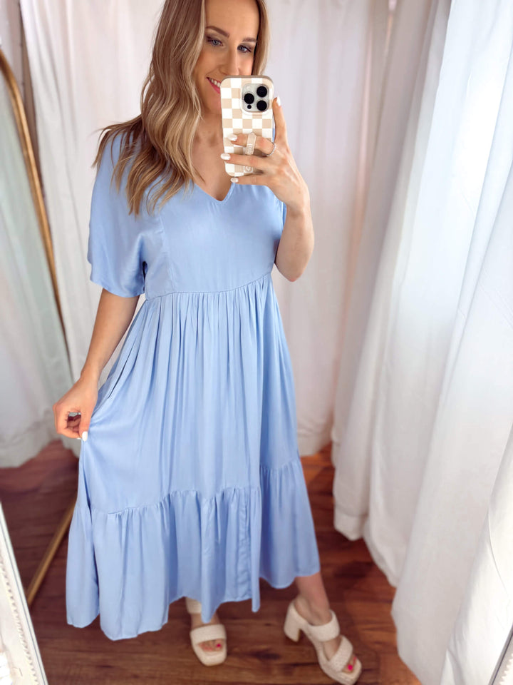 Forever Flowy Kimono Midi Dress