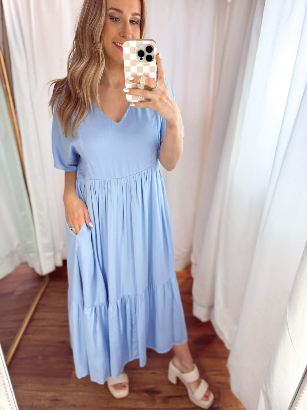 Forever Flowy Kimono Midi Dress