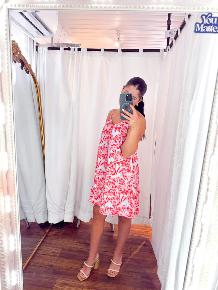 Sun Fun Spaghetti Strap Mini Slip Dress