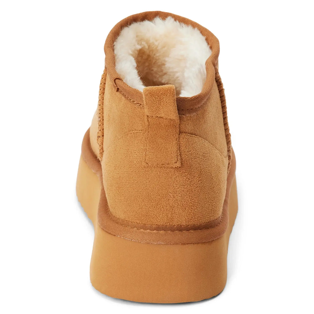 Breckenridge Platform Faux Fur-Lined Ankle Boot