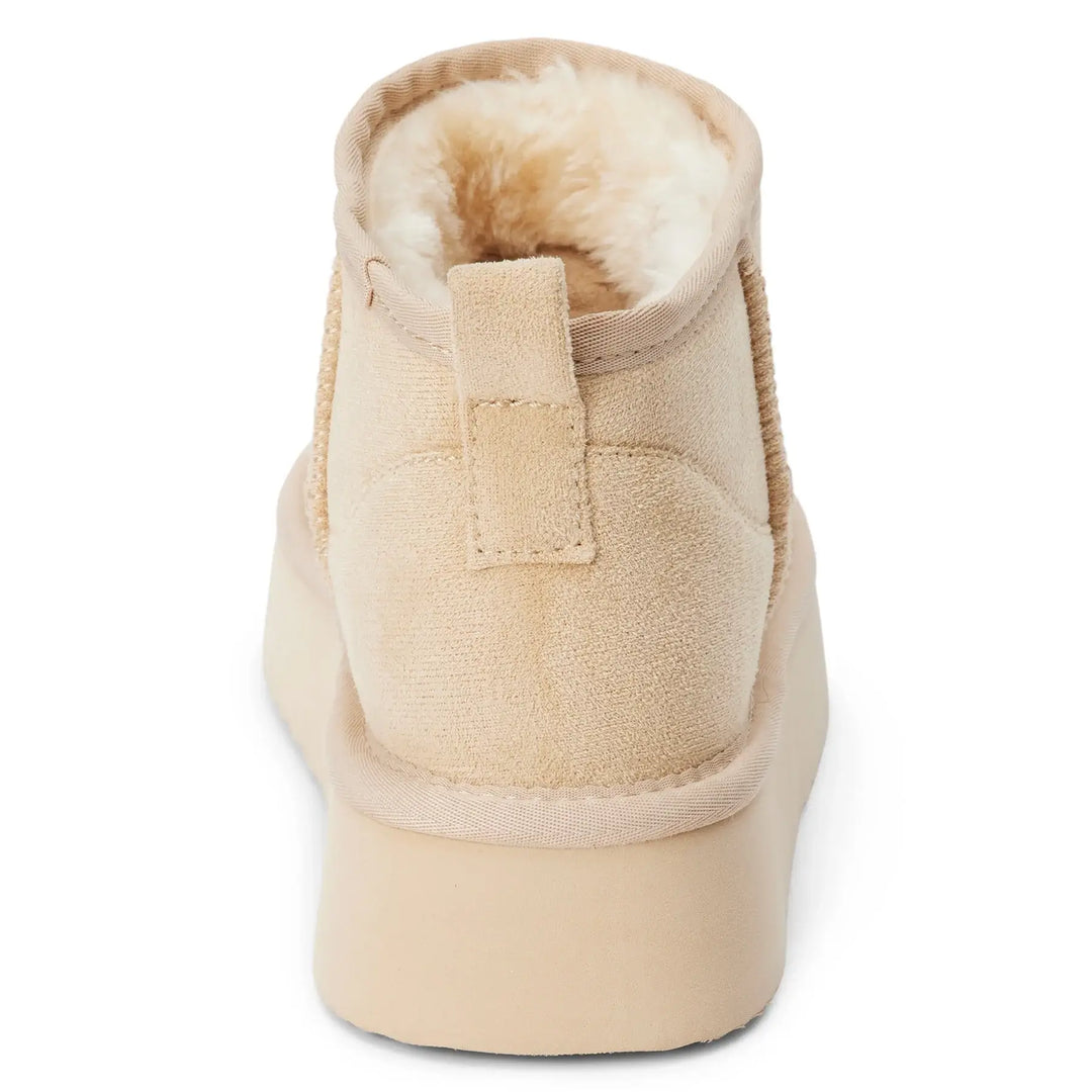 Breckenridge Platform Faux Fur-Lined Ankle Boot