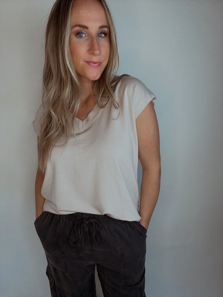 Buttery Soft V-Neck Sleeveless Top