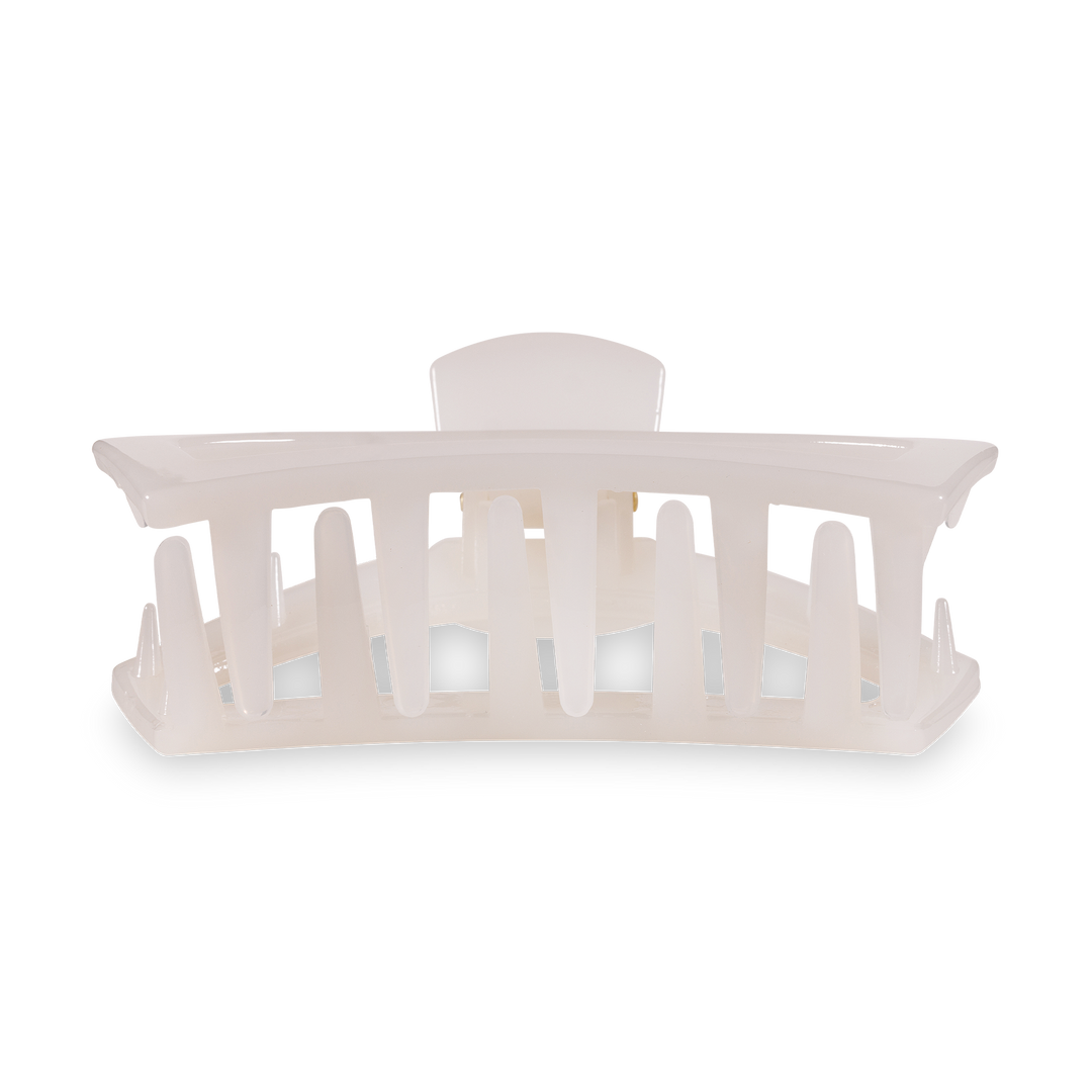 Open Coconut White Small Hair Clip