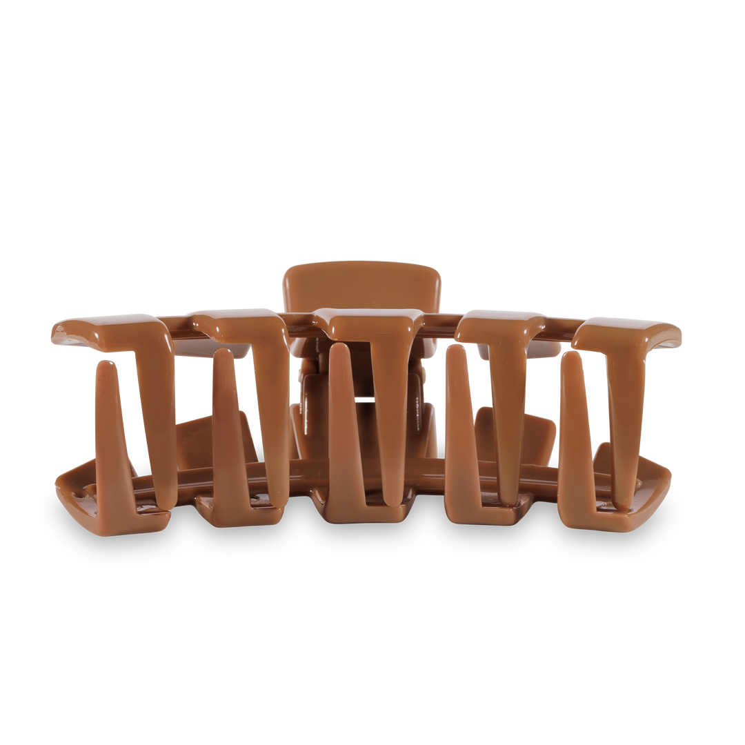 Open Caramel Large Hair Clip