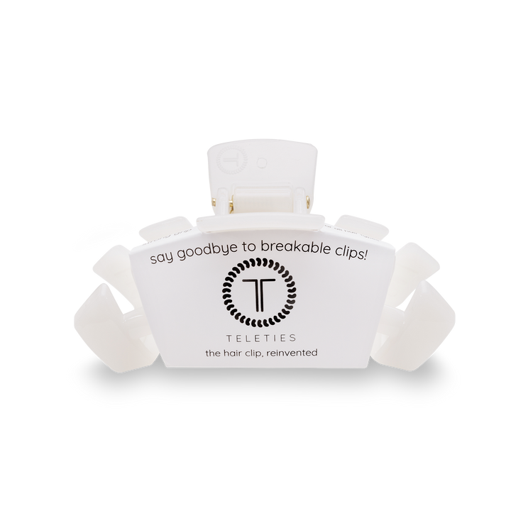Classic Coconut White Medium Hair Clip