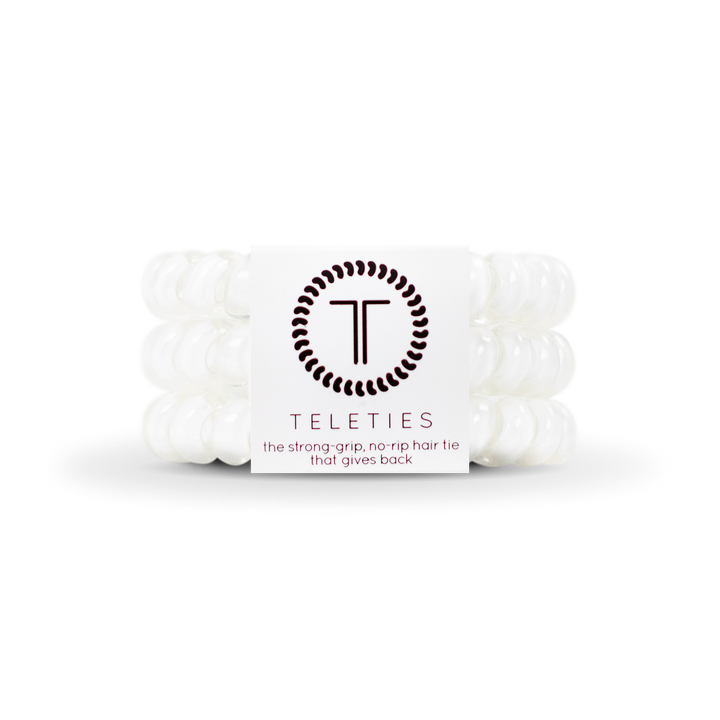 Spiral Hair Coils | Large | Coconut White Hair Ties
