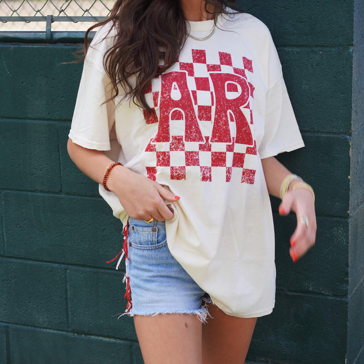 Checkered Arkansas Graphic Tee