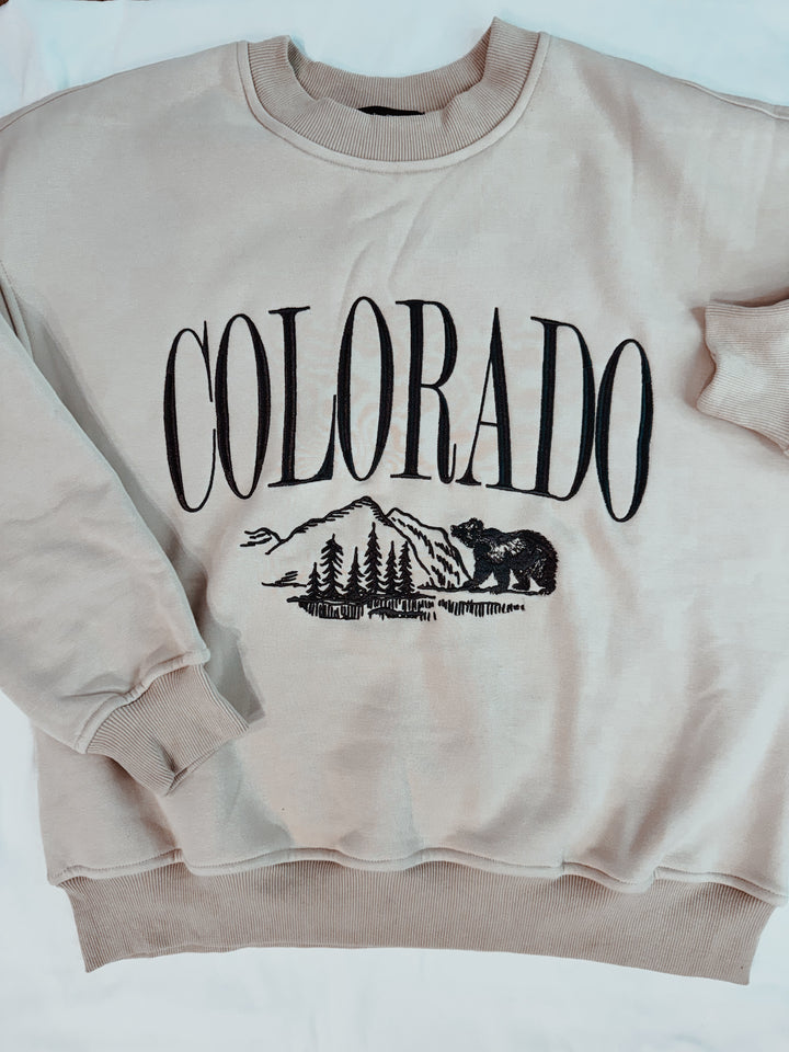 Colorado Embroidered Oversized Sweatshirt