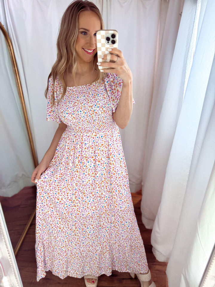 Betsy Floral Midi Dress