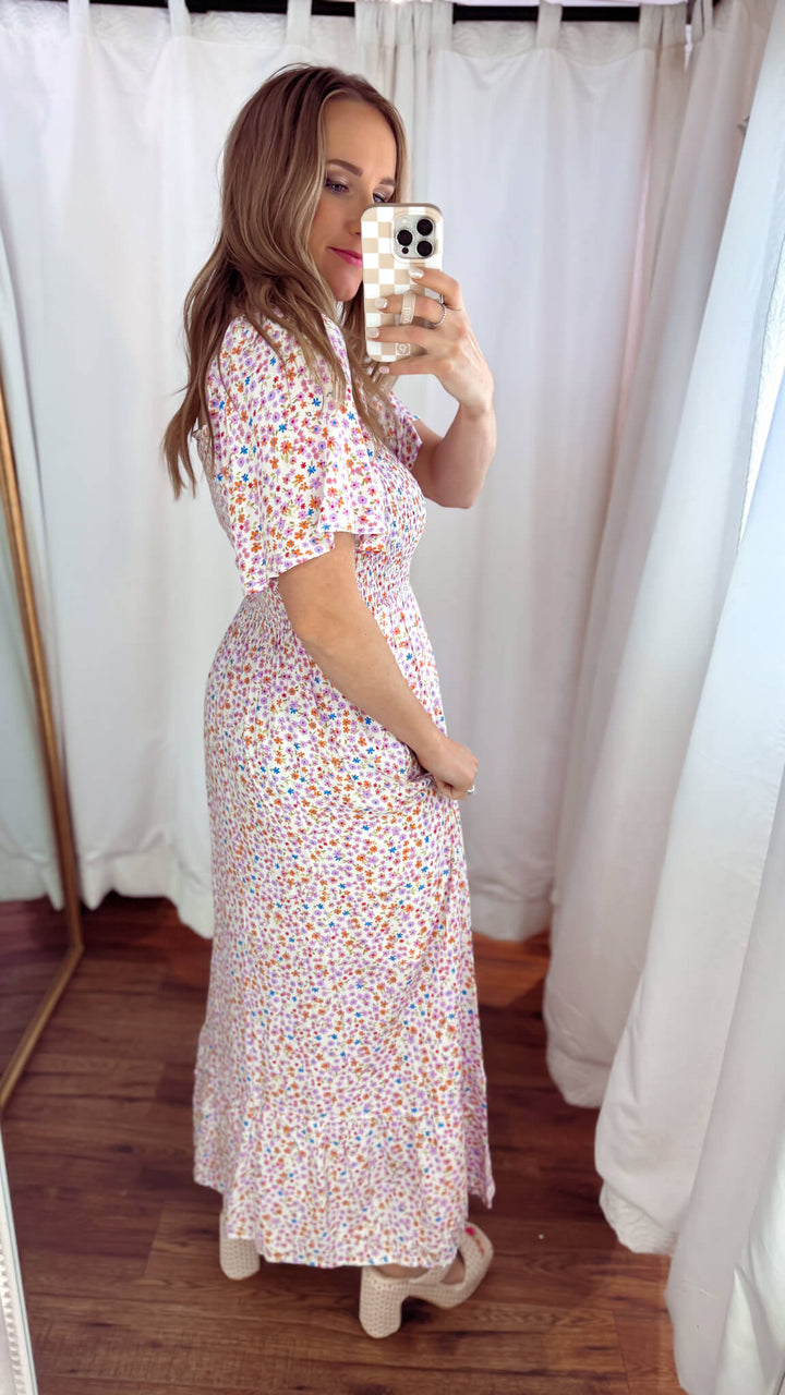 Betsy Floral Midi Dress