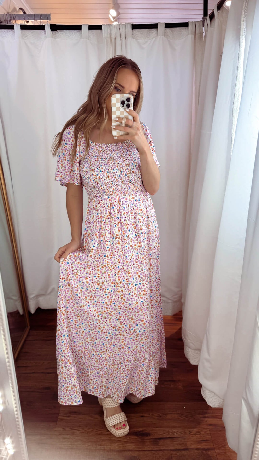 Betsy Floral Midi Dress