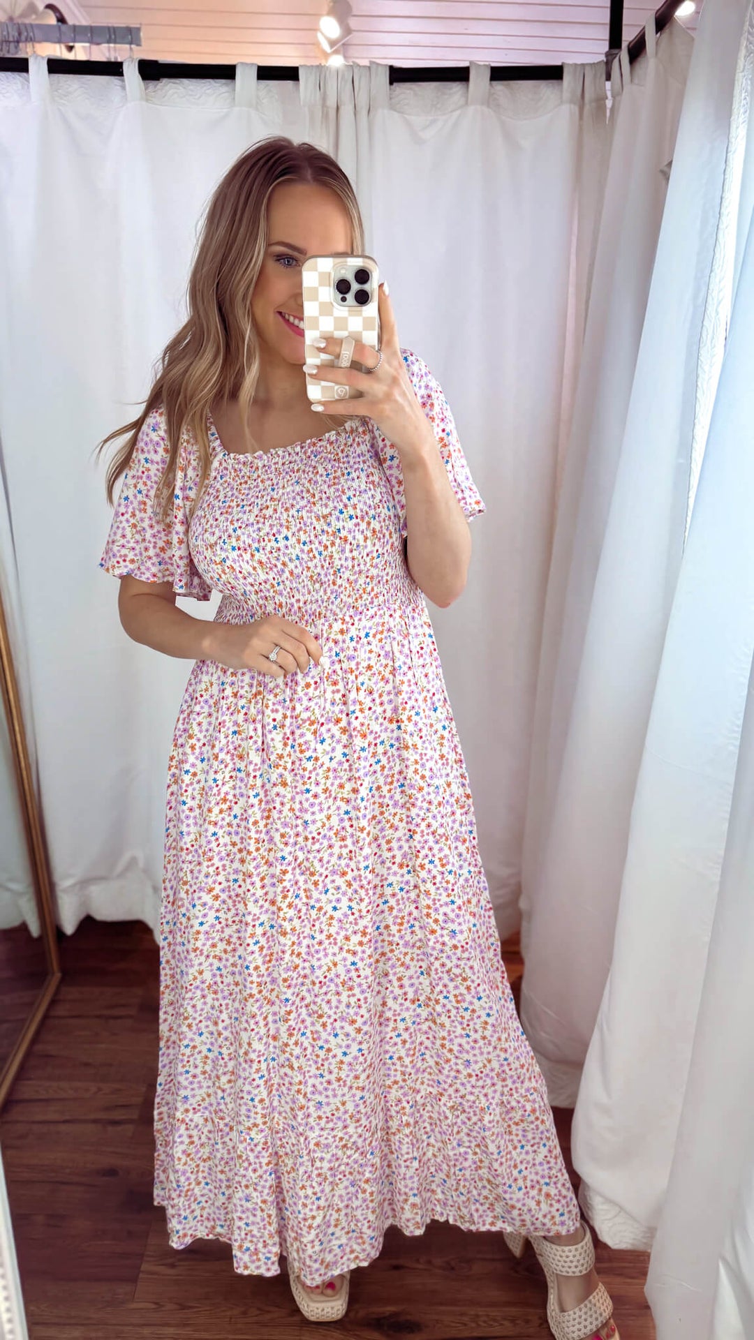 Betsy Floral Midi Dress