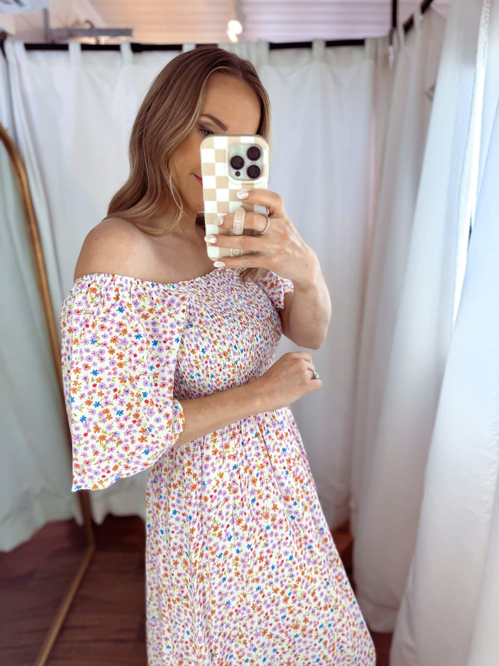 Betsy Floral Midi Dress