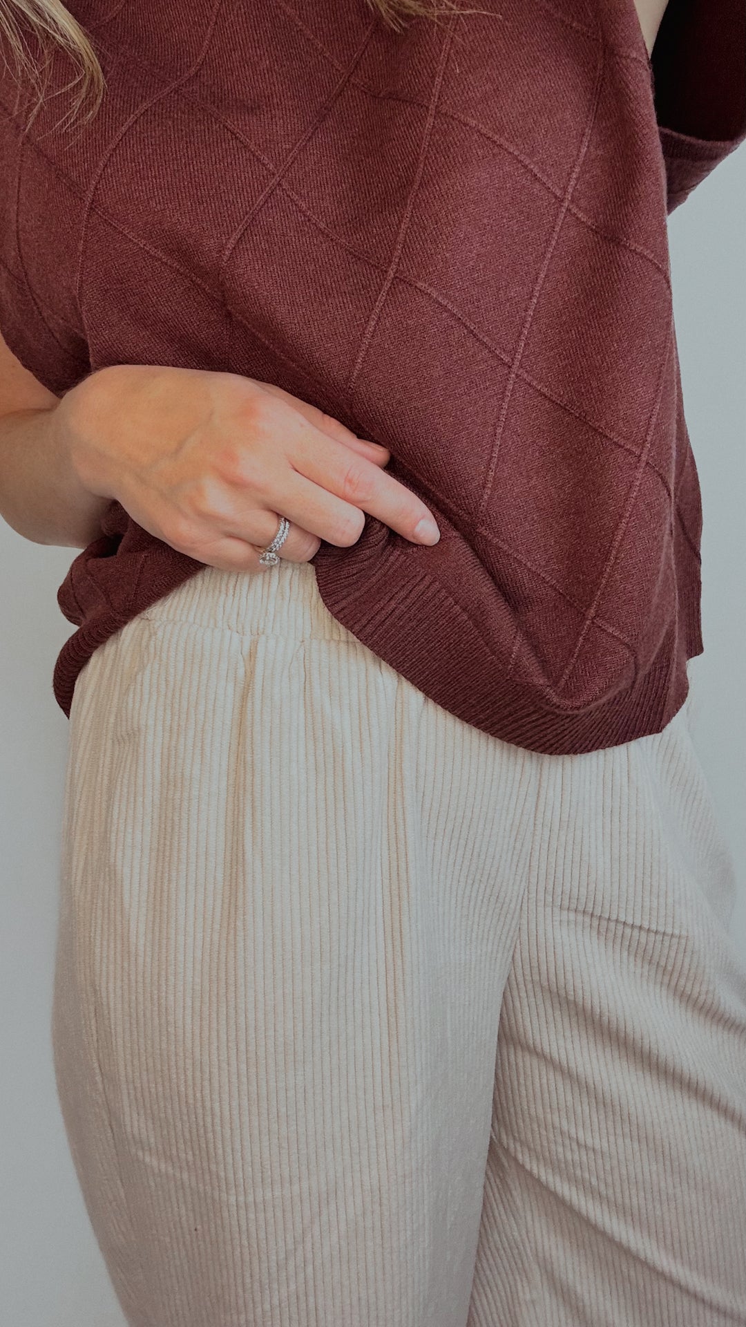Corduroy Pants with Pockets