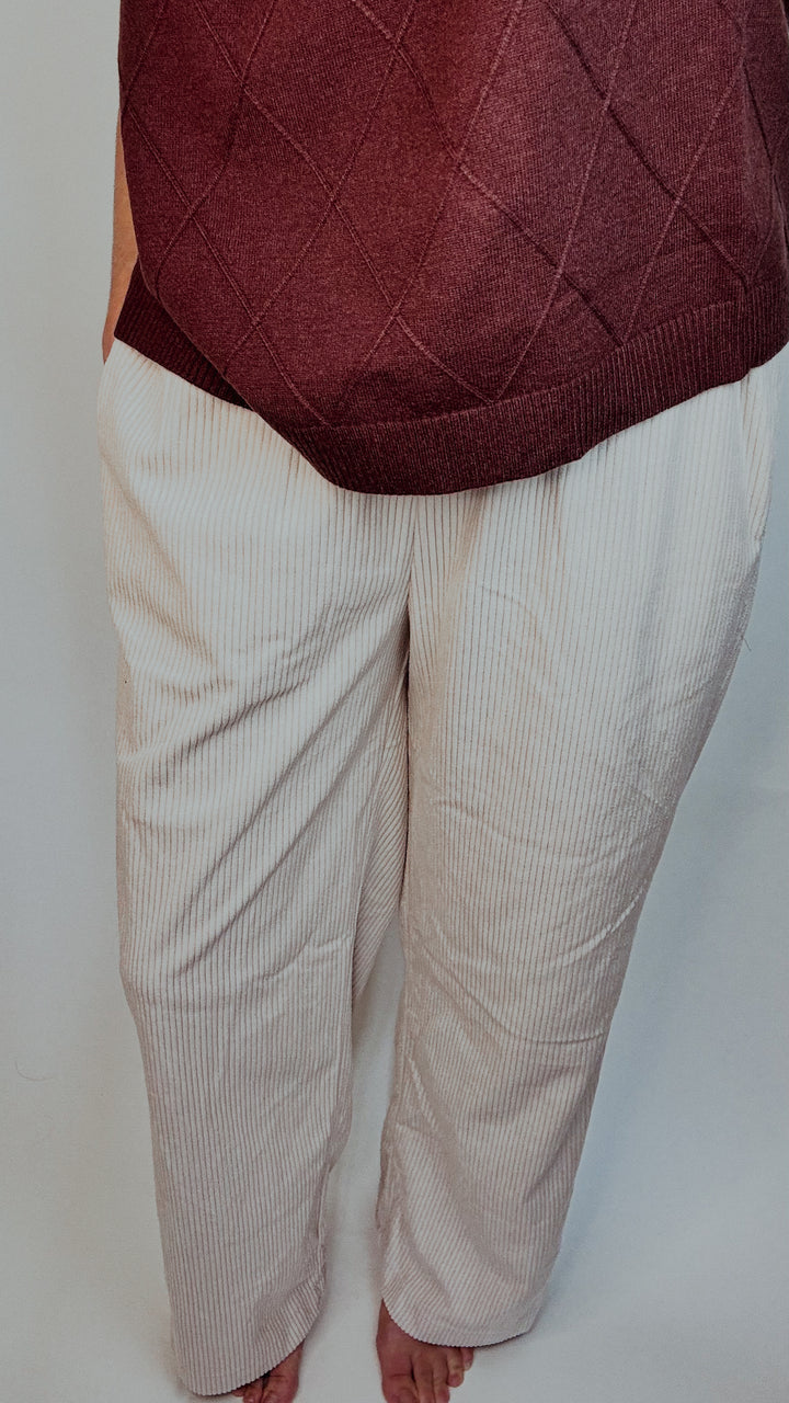 Corduroy Pants with Pockets