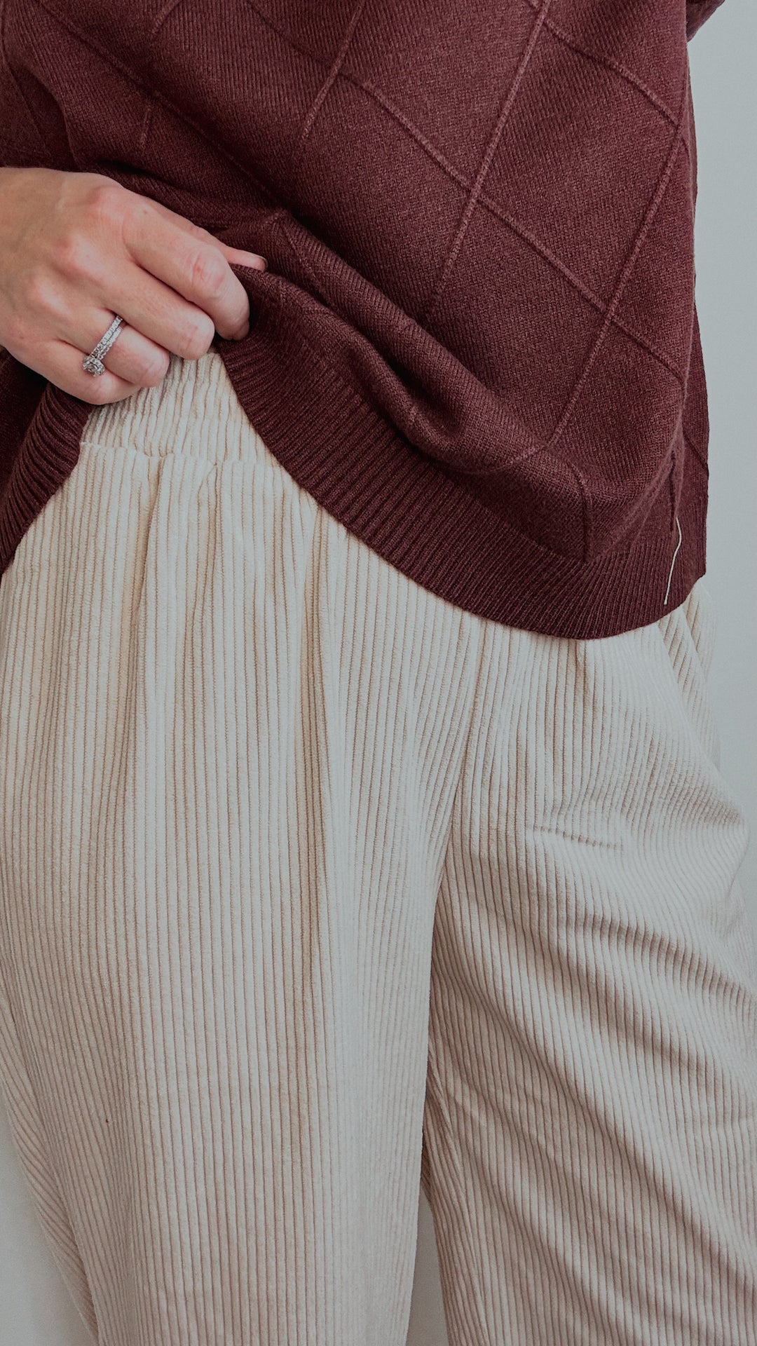 Corduroy Pants with Pockets