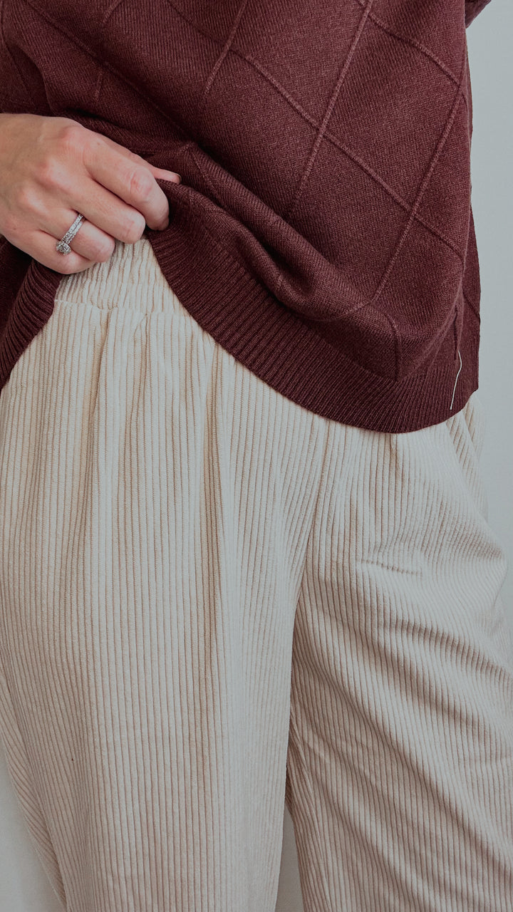 Corduroy Pants with Pockets