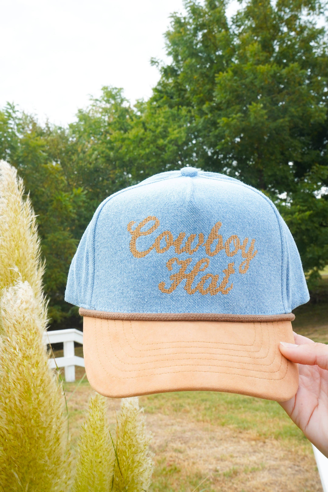Cowboy Hat - Denim Trucker Hat