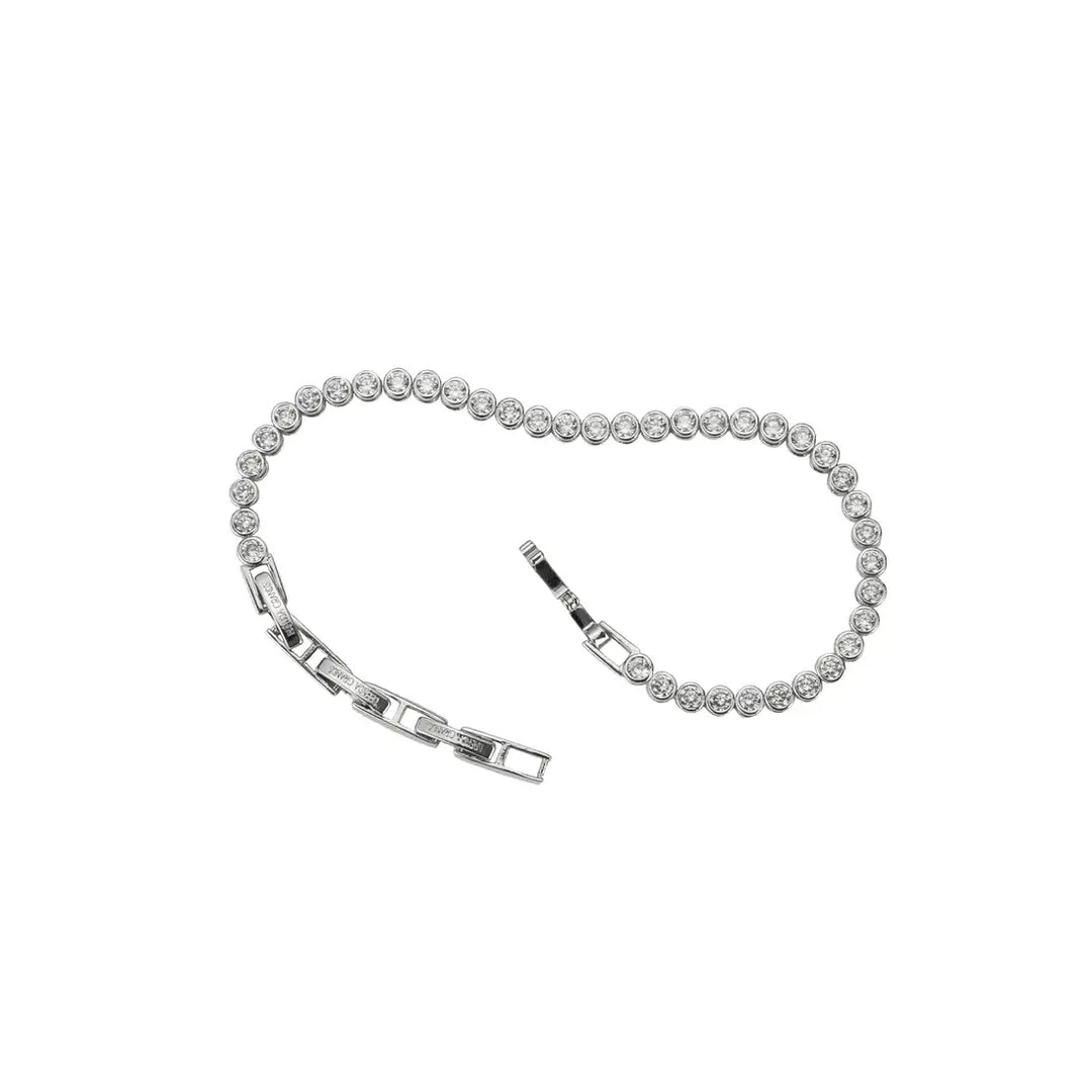 Silver Diamond Tennis Bracelet Links