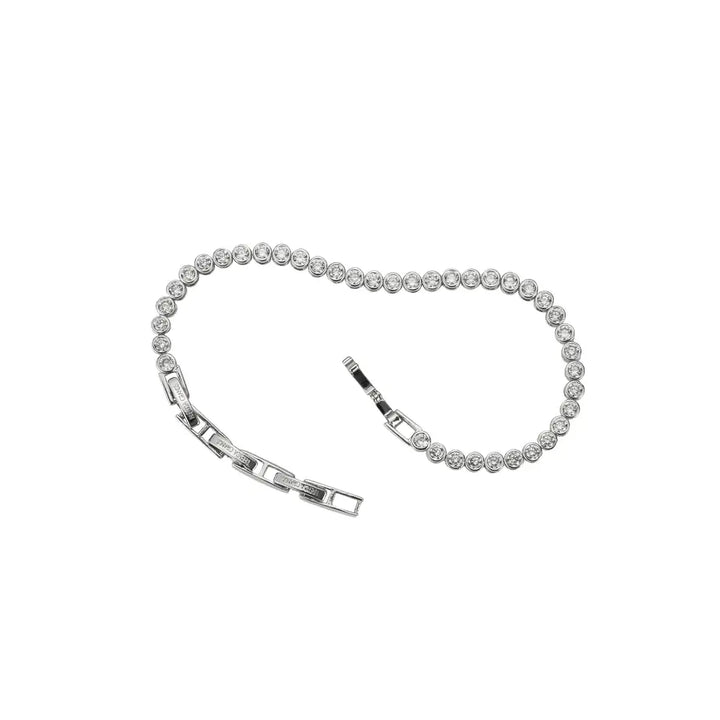 Silver Diamond Tennis Bracelet Links