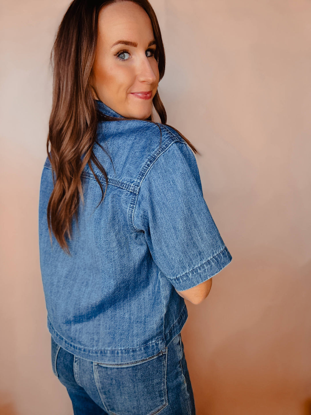 Denim Days Button-Up Shirt