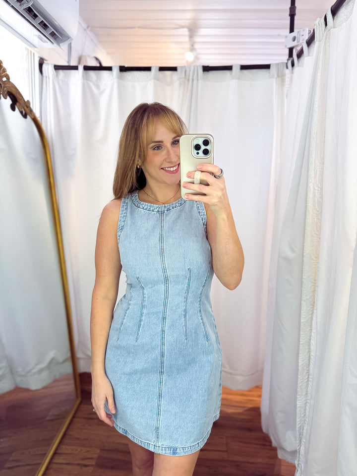 Savannah Denim Mini Dress