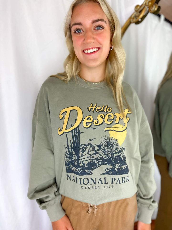Desert National Park Graphic Sweatshirt