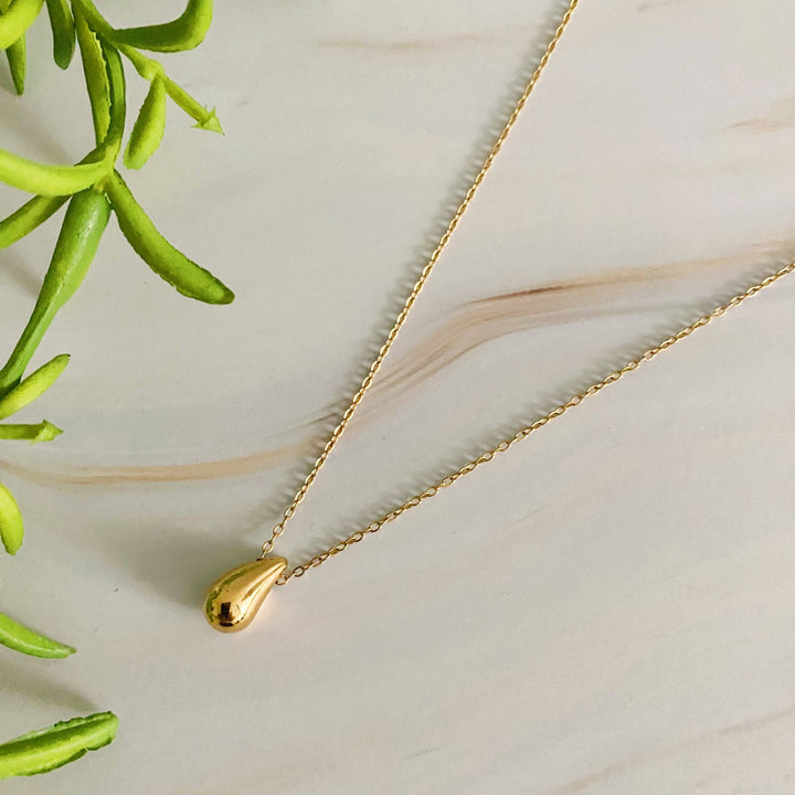 Mini Teardrop Pendant Necklace