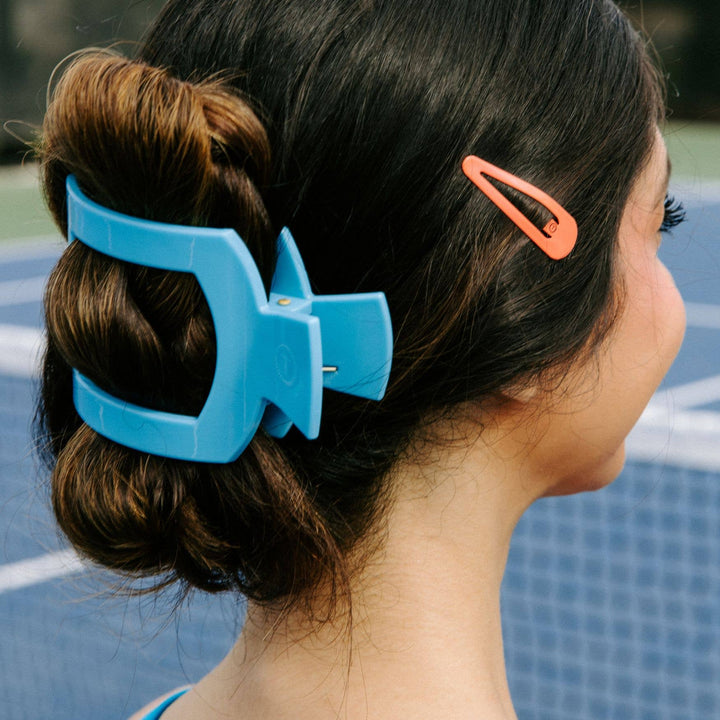 Flat Square Hair Clip | Large | Summer Sky