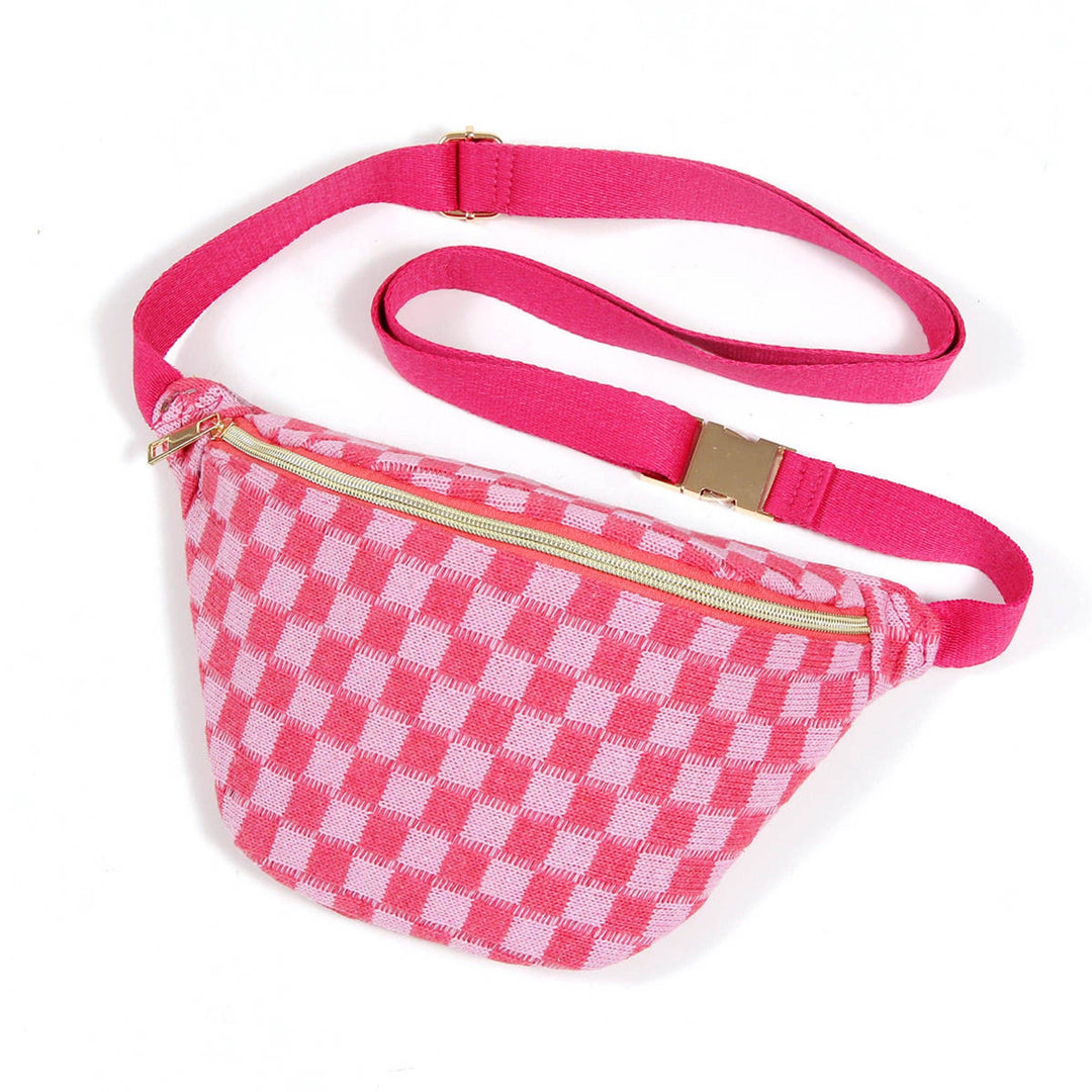 Checker Belt Sling Bag