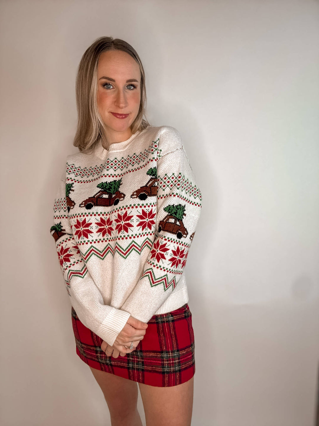 Christmas Tree Fair Isle Sweater