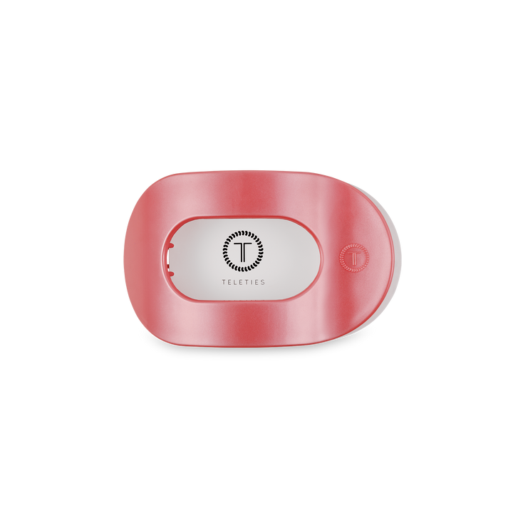 Round Flat Hair Clip | Small | Calming Coral