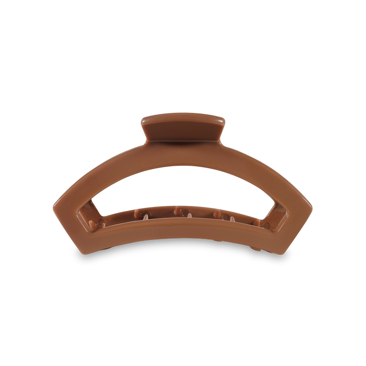Open Caramel Medium Hair Clip