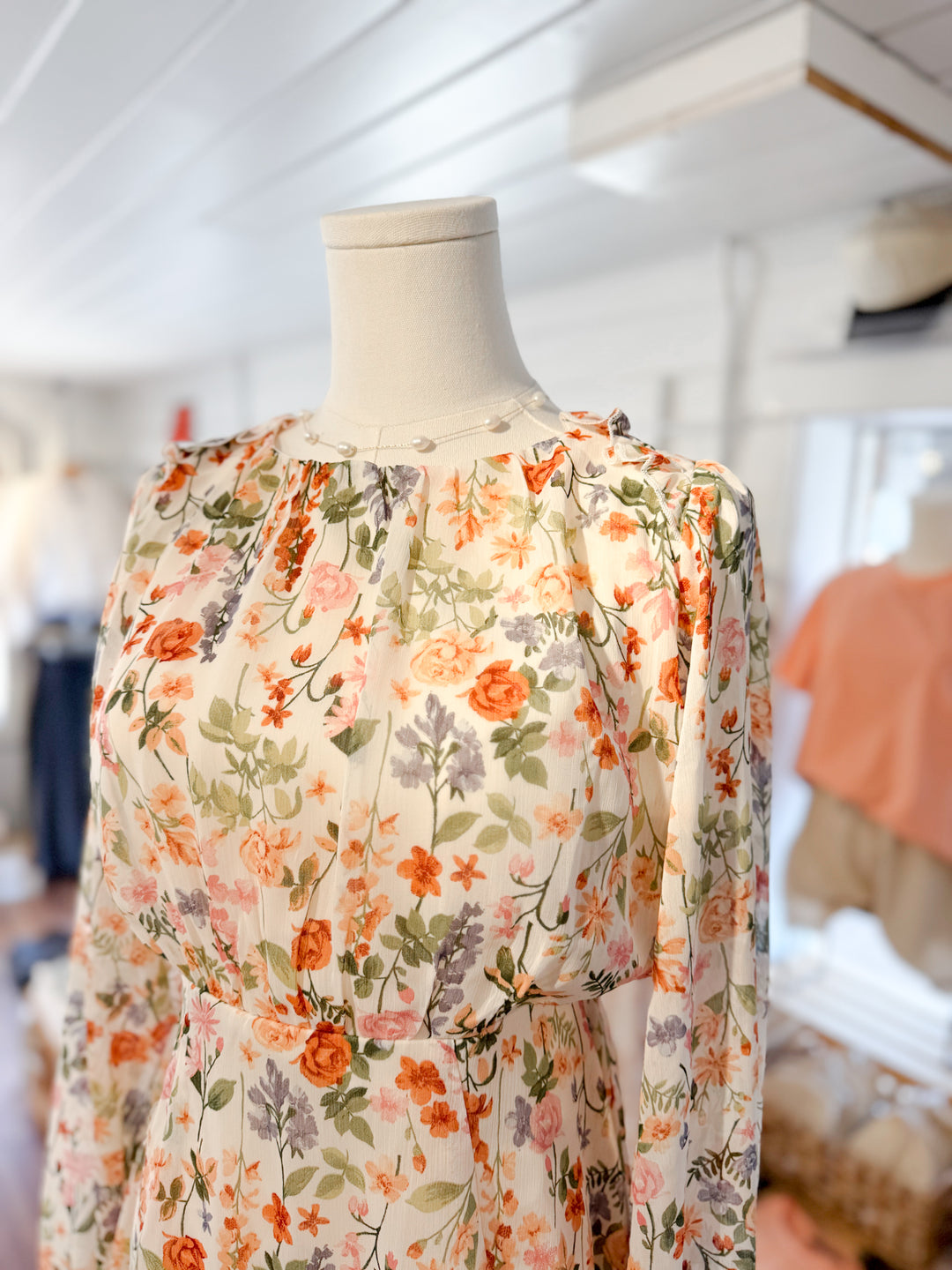 Garden Stroll Floral Mini Dress