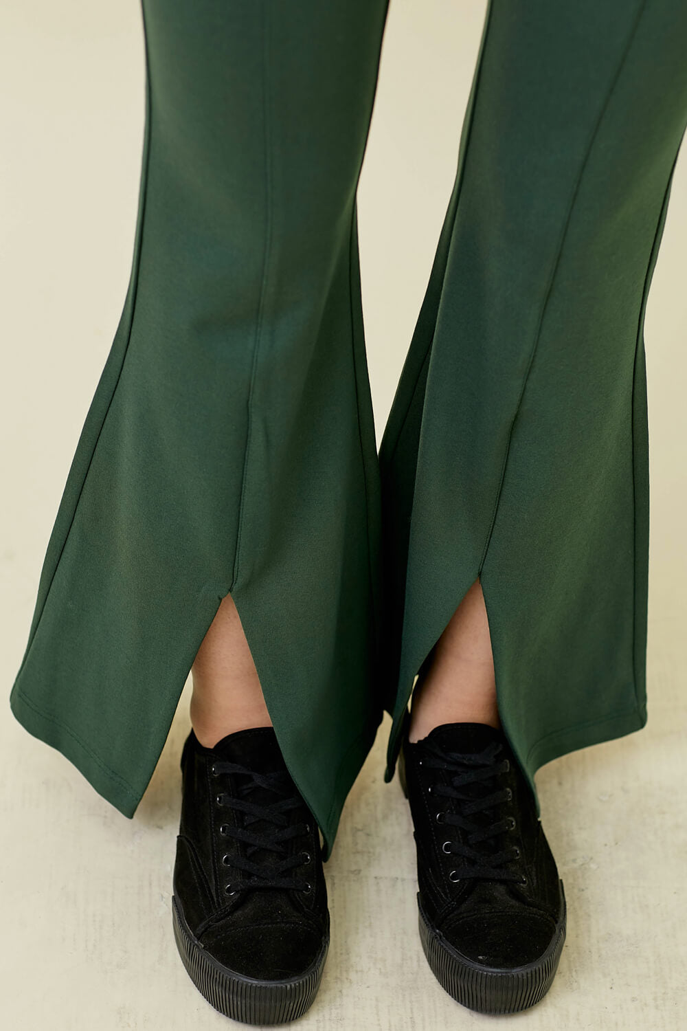 Walk the Walk Flare Pants with Slit